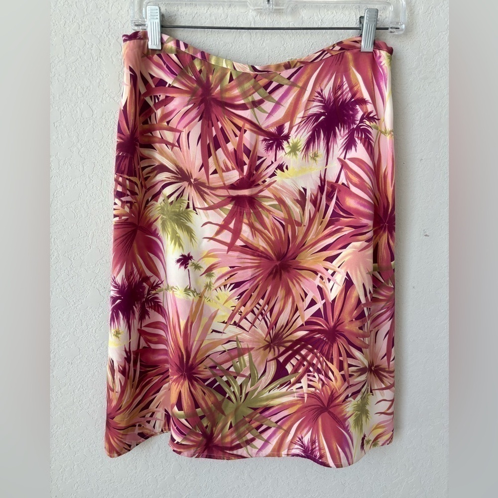 Tommy Bahama Silk Tropical Skirt size 8